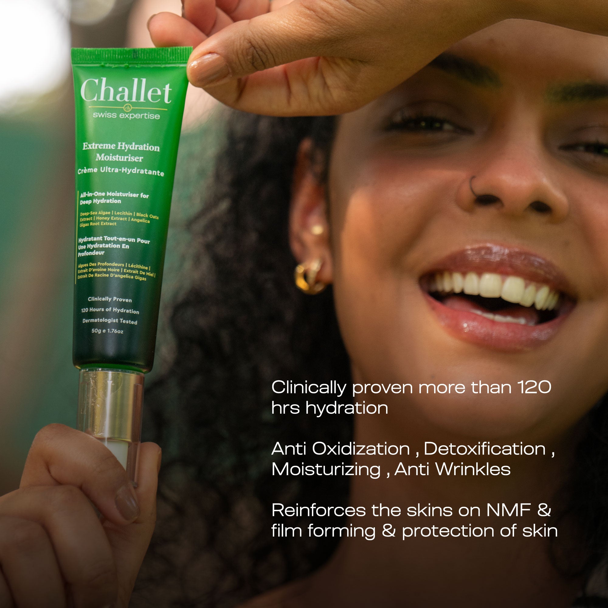Extreme Hydration Moisturiser- 50 gm- All in one, 12 in 1,Rare Ingredients from Switzerland, Europe& Japan,120 hrs Hydration, Antioxidization, Detoxification, Anti Wrinkles